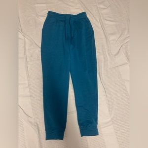 Blue sweatpants